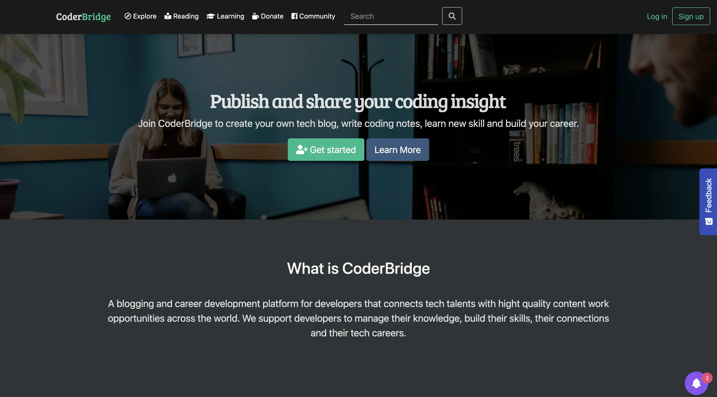 CoderBridge:技術內容分享平台